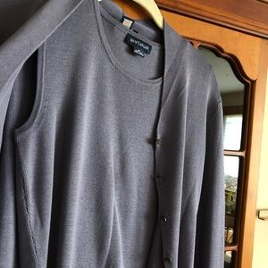 Ann Taylor Sweaters - 100% Silk Ann Taylor, light purple set. Ann Taylor Sweaters - 100% Silk Ann Taylor, light purple set.